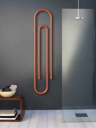 színes design törölközőszárító, modern fürdőszobai radiátor, színes fűtőtest fürdőszobába
